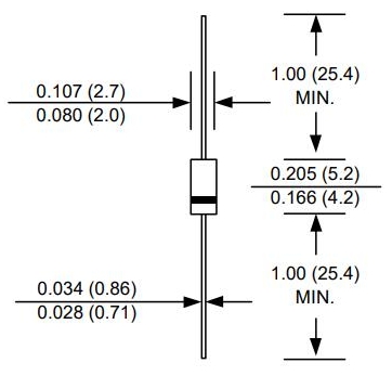 Dimensions of BA159